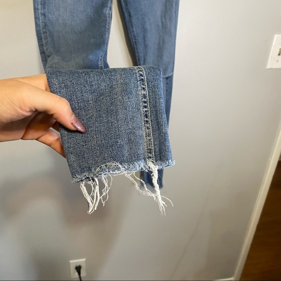 rag & bone Skinny Distressed Midland Raw Hem Jeans Size 26 - Picture 4 of 9